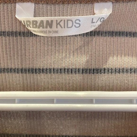 Urban Kids Ribbed Crop Top - Picture 2 of 4